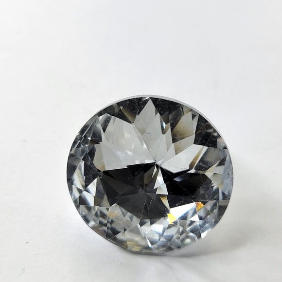 Huge Crystal Fashion Stretch Ring, Large Statement Crystal Ring,Cocktail Ring - Picture 7 of 8